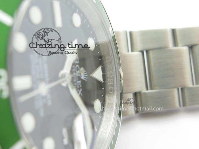 MiroTime 0419 Submariner BP Maker 16610 Green Dial On SS Bracelet A Bright 3870